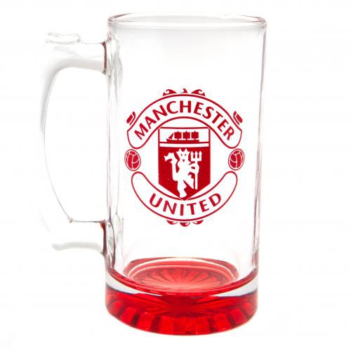 Manchester United szklanka Stein Glass Tankard red