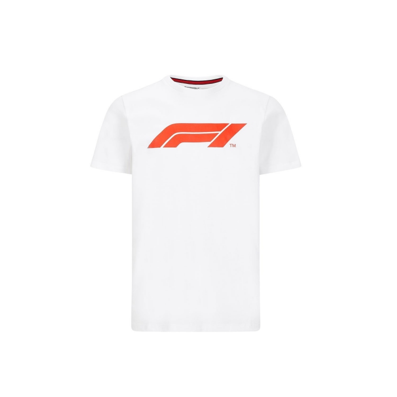 Formuła 1 koszulka męska logo white 2020