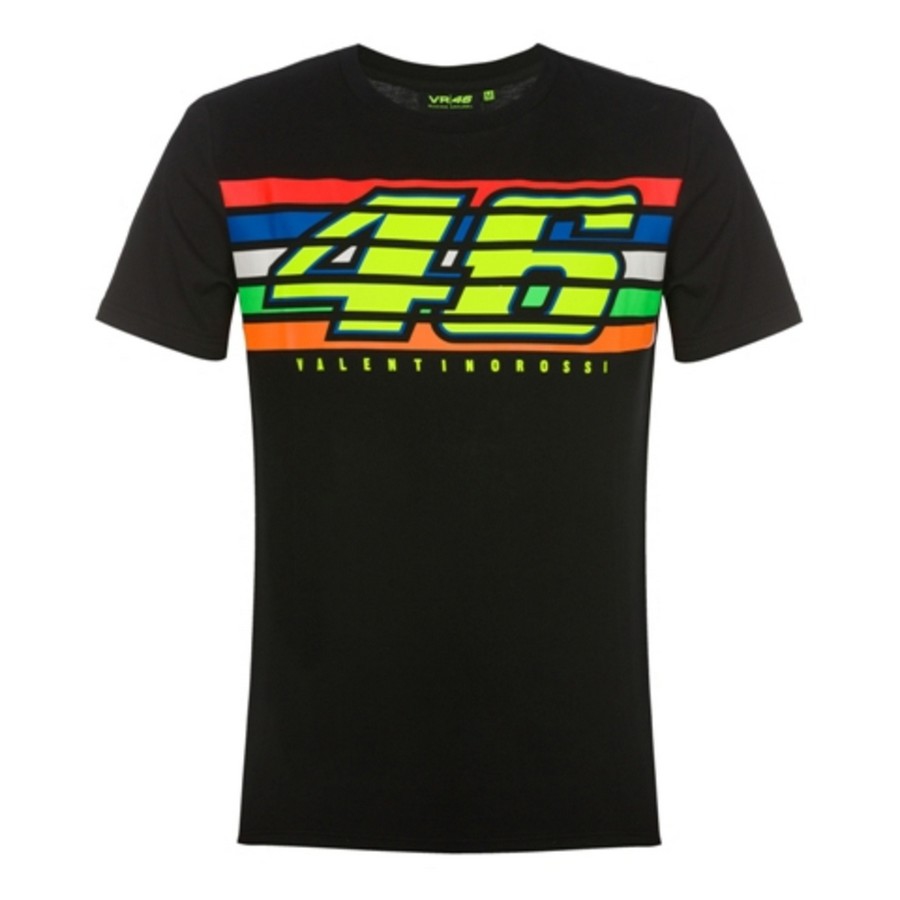 Valentino Rossi koszulka męska black Classic (Stripes) 2019
