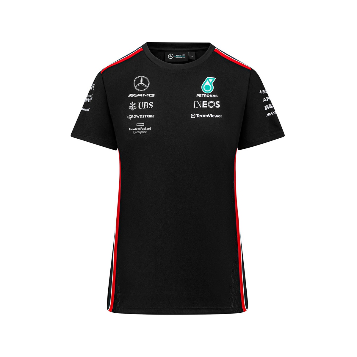 Mercedes AMG Petronas koszulka damska official black F1 Team 2023
