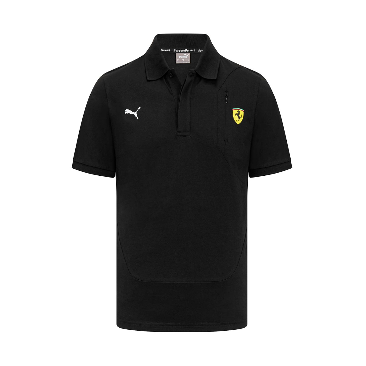 Ferrari męska koszulka polo Logo black F1 Team 2023