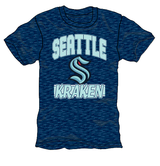 Seattle Kraken koszulka dziecięca All Time Great Triblend blue