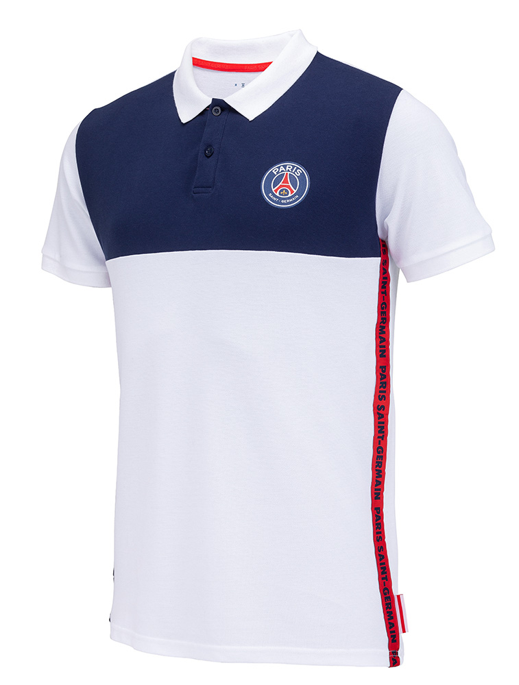 Paris Saint Germain męska koszulka polo stripes white