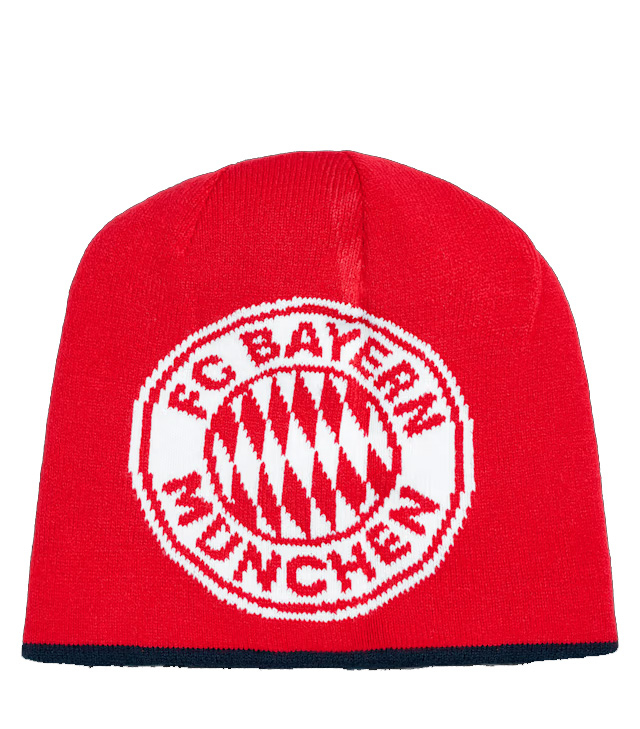 Bayern Monachium czapka zimowa dziecięca Reverse red
