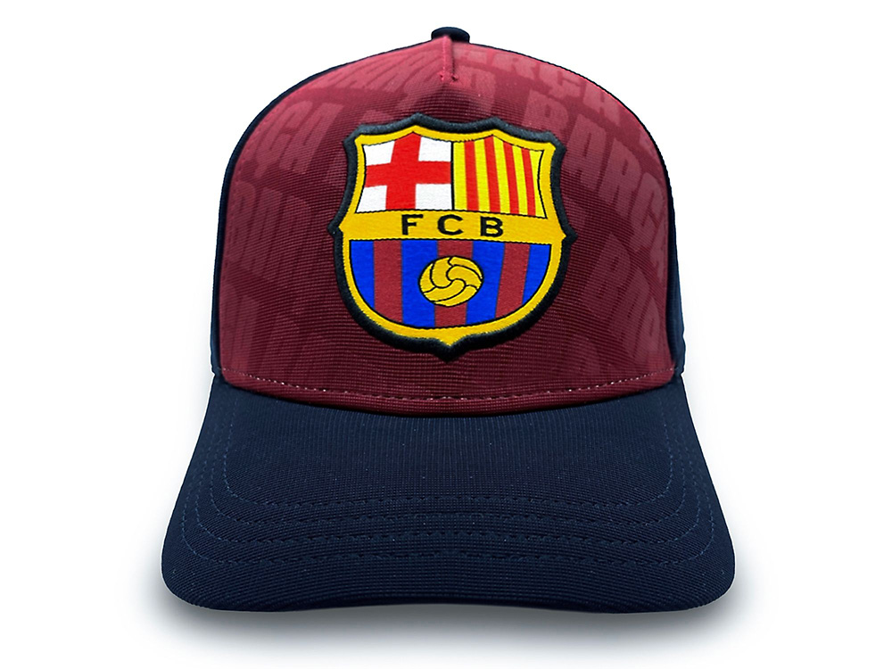 Barcelona czapka baseballówka soccer maroon