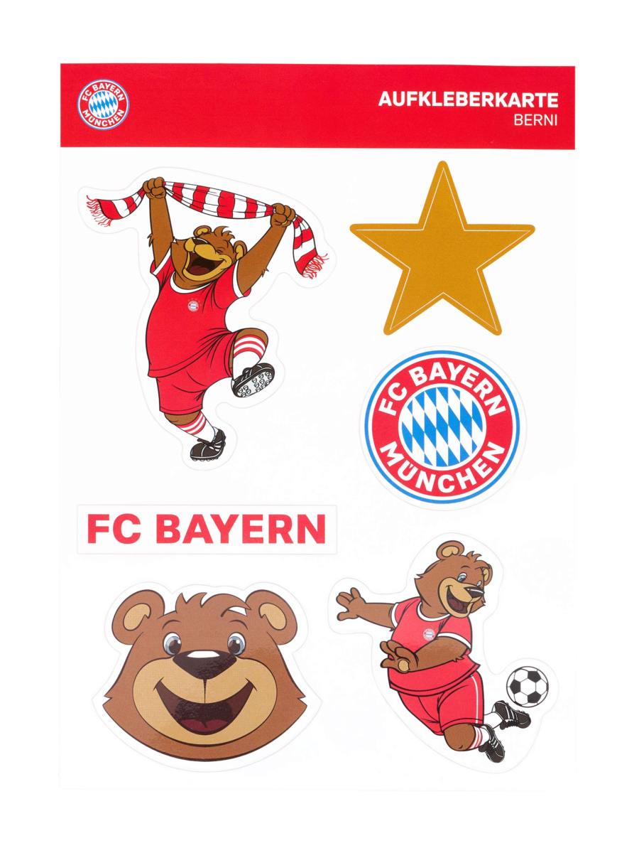 Bayern Monachium zestaw naklejek Berni