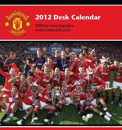 Manchester United kalendarz biurkowy 2012