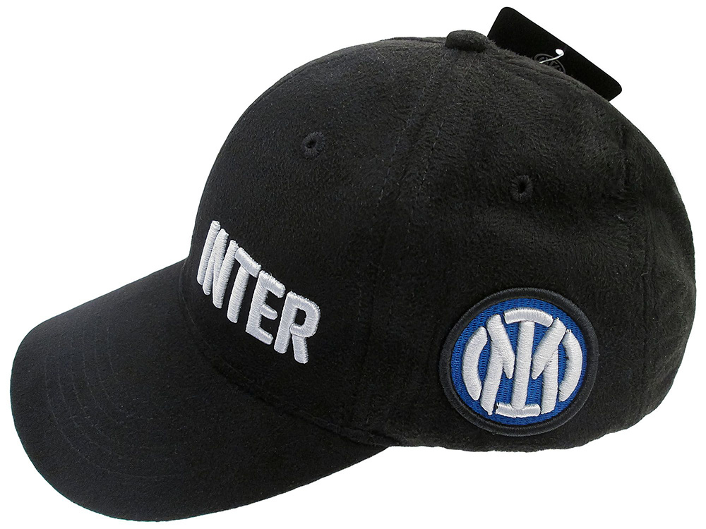 Inter Milan czapka baseballówka text black