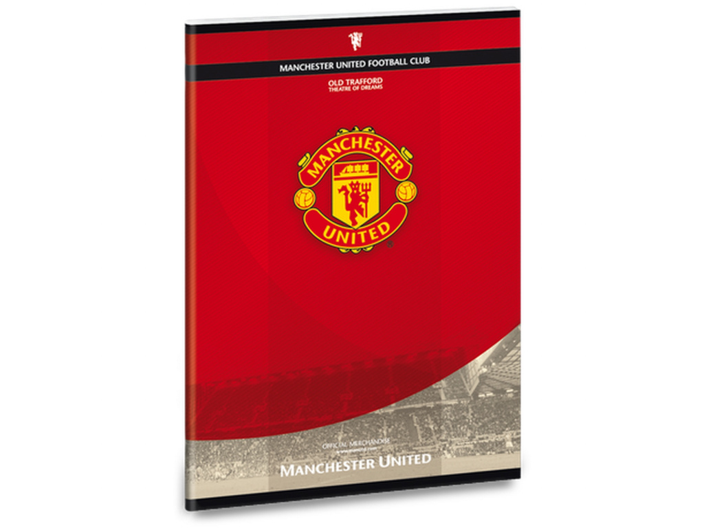 Manchester United zeszyt A5 red empty