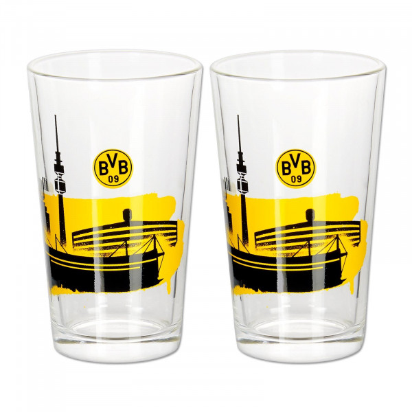 Borusia Dortmund szklanka Skyline 2 pcs