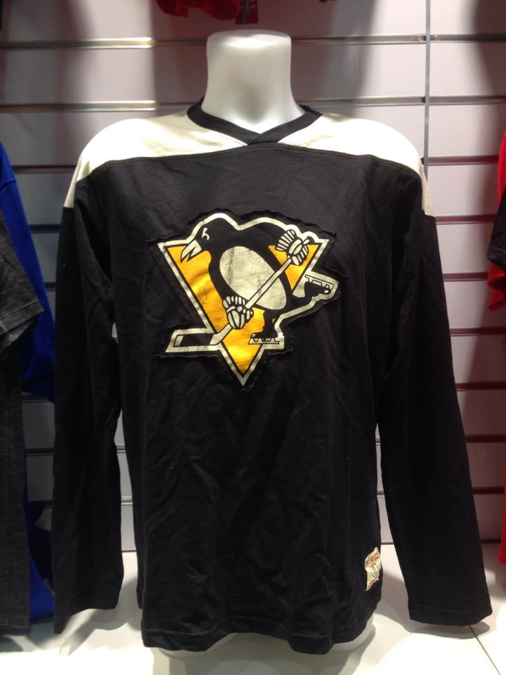 Pittsburgh Penguins męska koszulka z długim rękawem Long Sleeve Crew 15