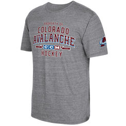 Colorado Avalanche koszulka męska grey CCM Property Block Tri-Blend
