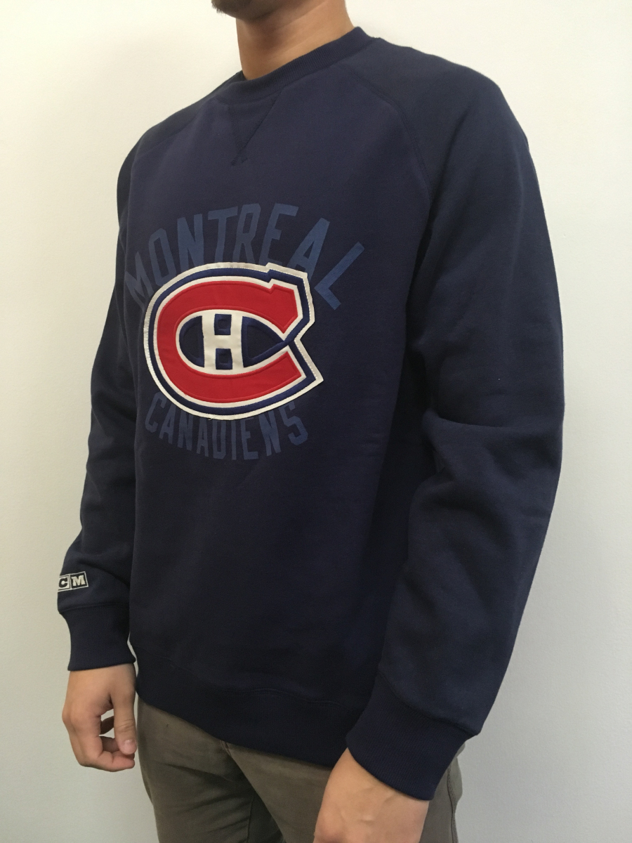 Montreal Canadiens bluza męska CCM Fleece Crew 2016