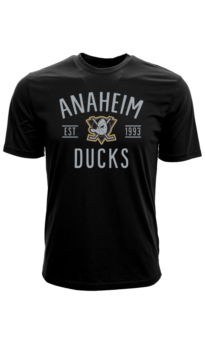 Anaheim Ducks koszulka męska black Overtime Tee