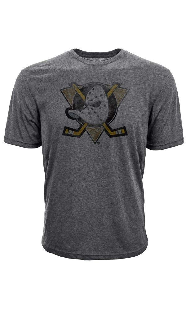 Anaheim Ducks koszulka męska grey Retro Tee