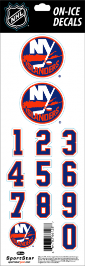 New York Islanders naklejki na kask Decals