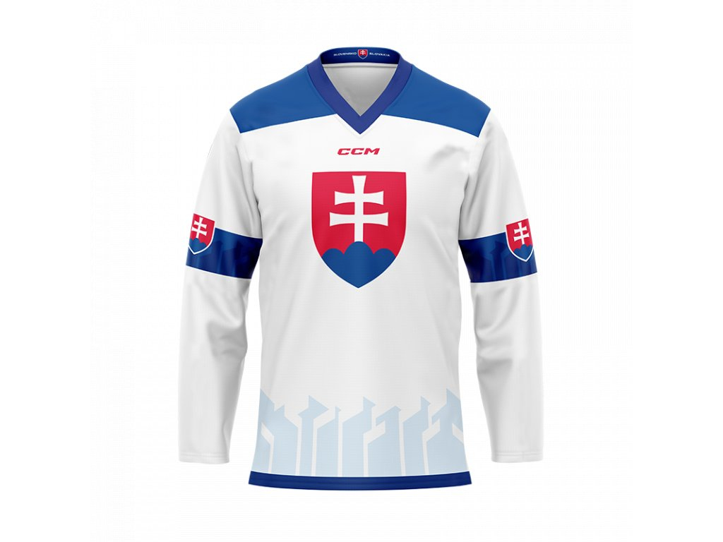 Reprezentacje hokejowe hokejowa koszulka meczowa white Slovakia