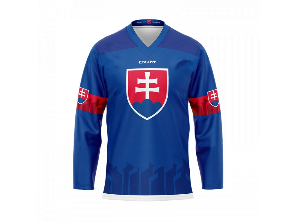 Reprezentacje hokejowe hokejowa koszulka meczowa blue Slovakia