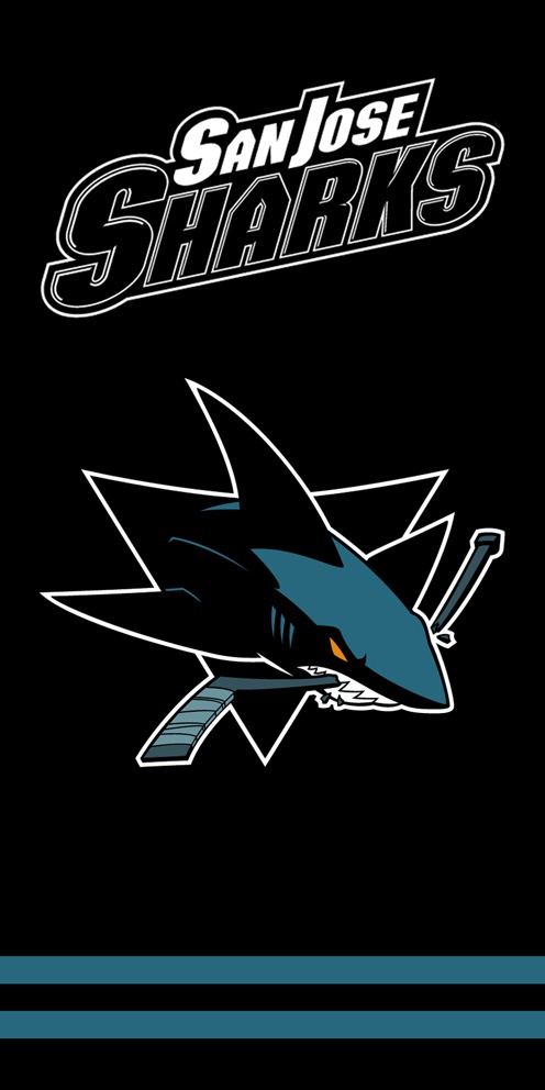San Jose Sharks ręcznik plażowy black