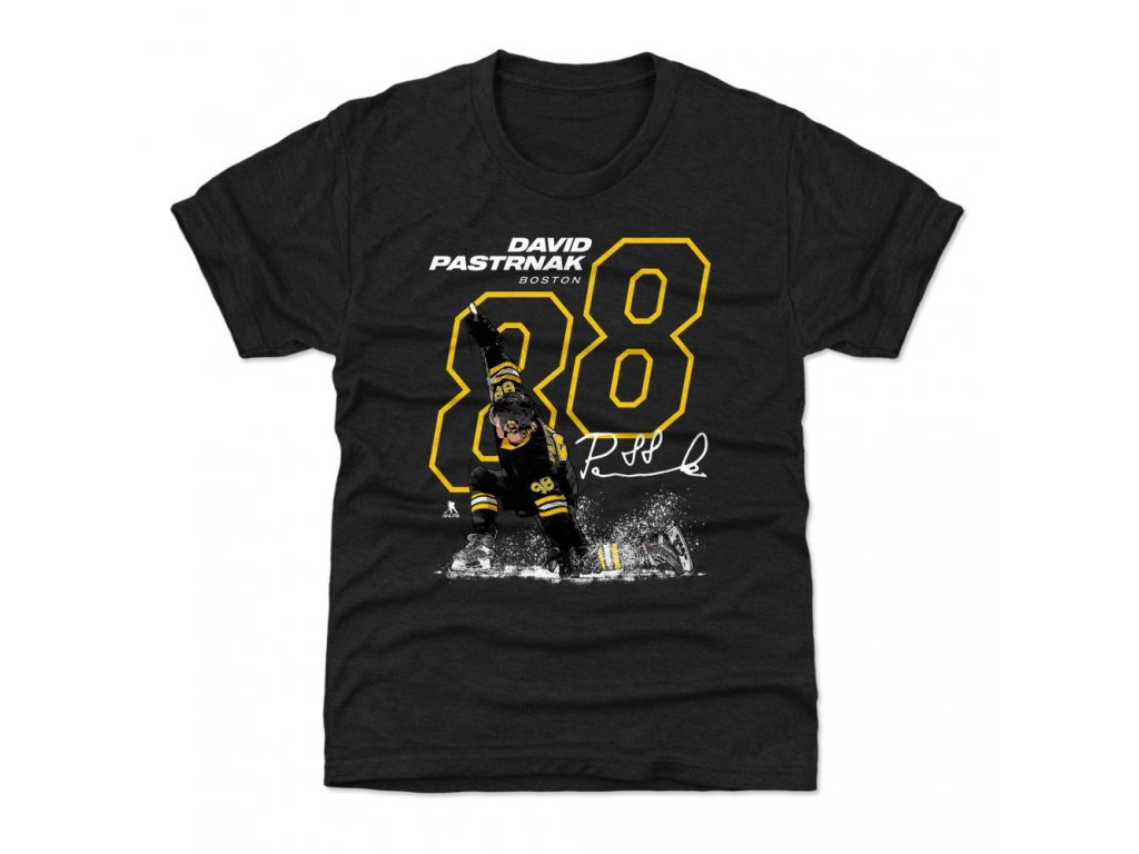 Boston Bruins koszulka męska David Pastrnak #88 OUTLINE 500 Level