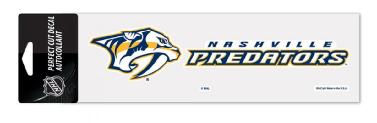 Nashville Predators naklejka Logo text decal