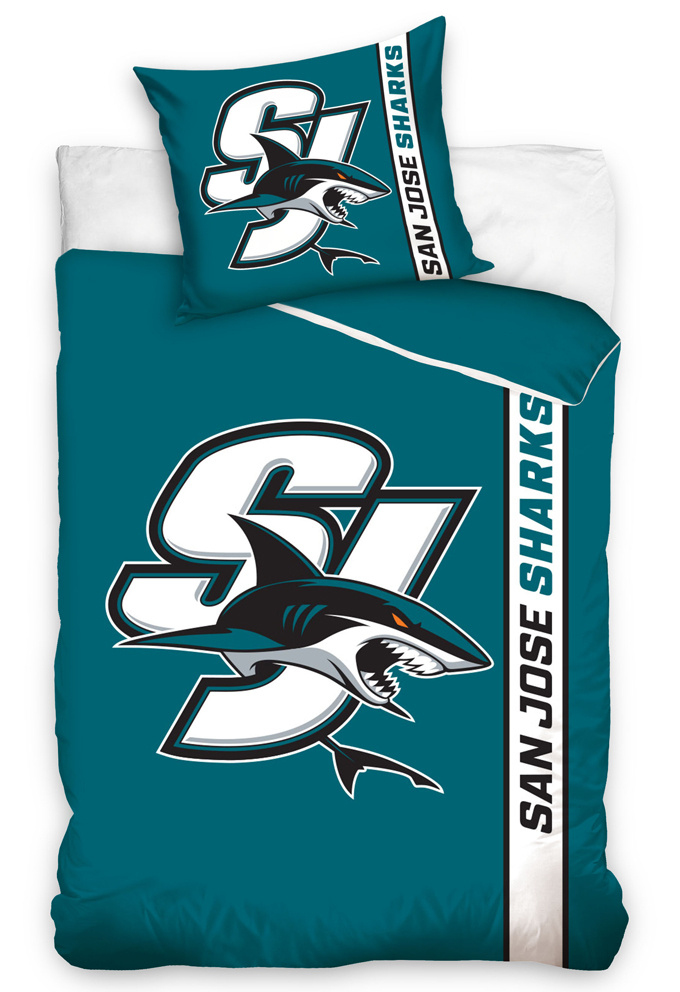 San Jose Sharks pościel na jedno łóżko TIP Belt