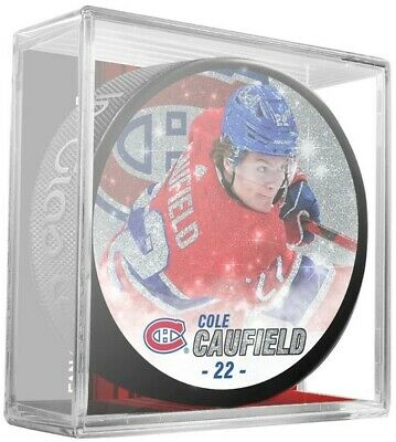 Montreal Canadiens krążek glitter puck Cole Caufield #22