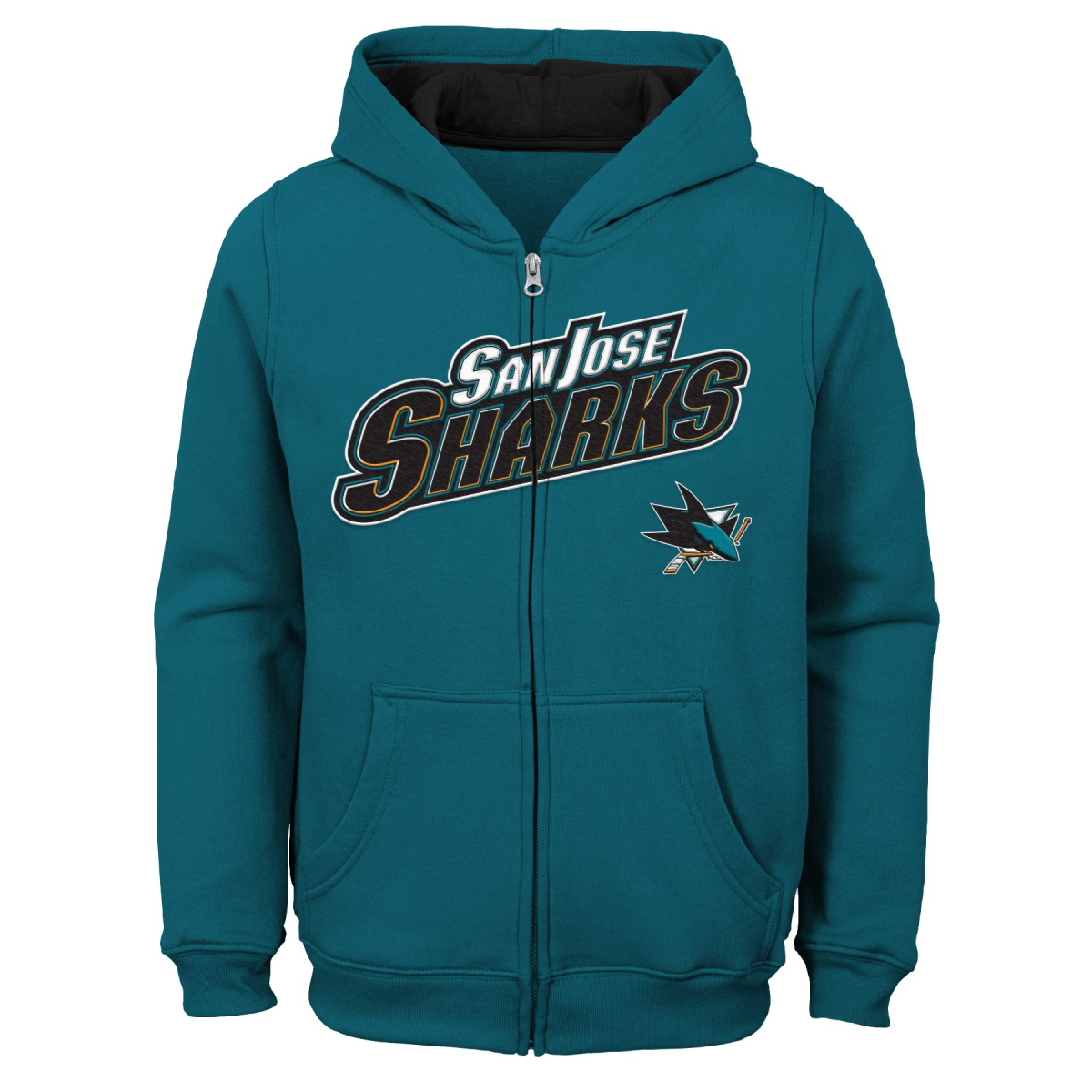 San Jose Sharks dziecięca bluza z kapturem Stated Full Zip Hoodie