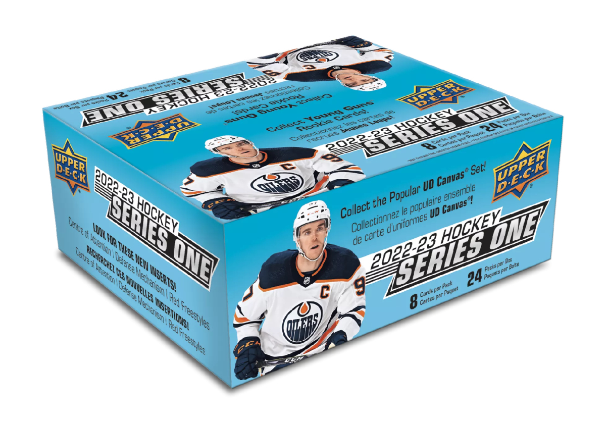 NHL pudełka karty hokejowe NHL 2022-23 Upper Deck Series 1 Retail Box