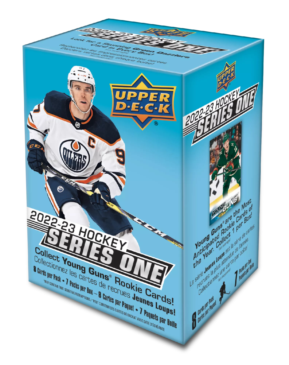 NHL pudełka karty hokejowe NHL 2022-23 Upper Deck Series 1 Blaster Box