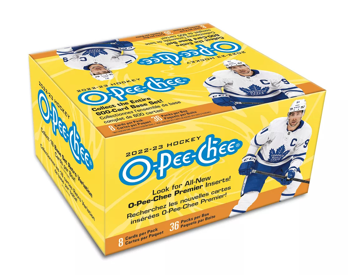 NHL pudełka karty hokejowe NHL 2022-23 Upper Deck O-Pee-Chee Retail Box