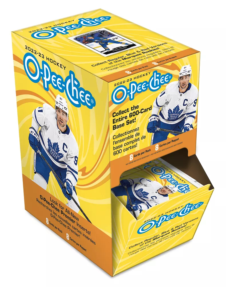 NHL pudełka karty hokejowe NHL 2022-23 O-Pee-Chee Gravity Feed Box