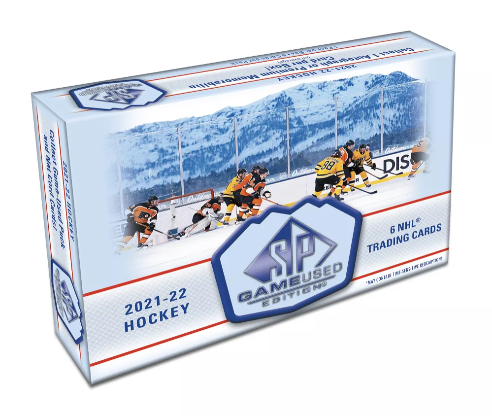 NHL pudełka karty hokejowe NHL 2021-22 Upper Deck SP Game Used Hobby Box