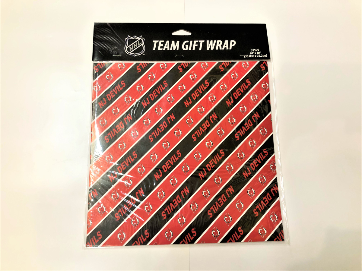 New Jersey Devils papier podarunkowy Gift Wrap 3 pack