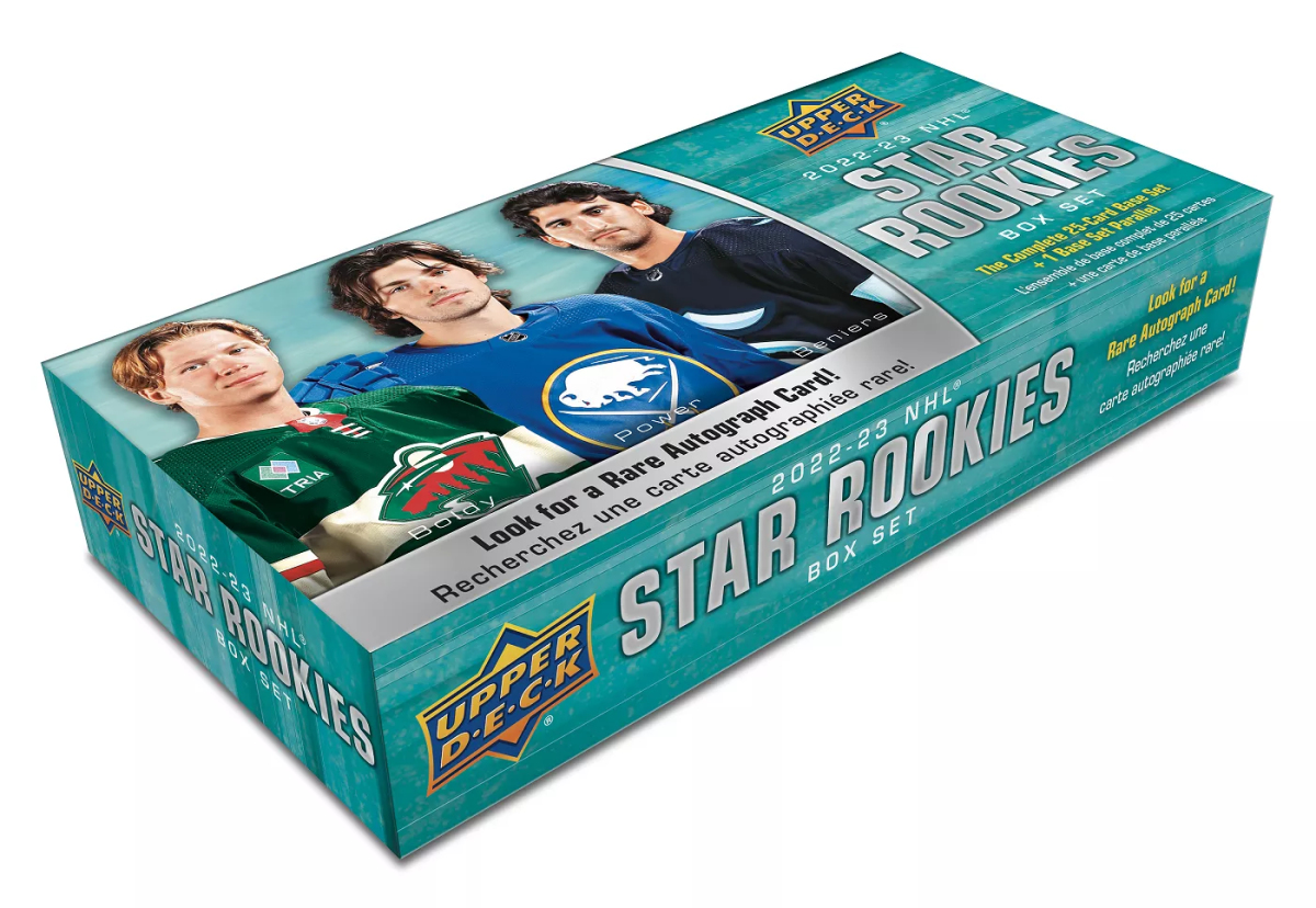 NHL pudełka karty hokejowe NHL 2022-23 Upper Deck Star Rookies Box Set
