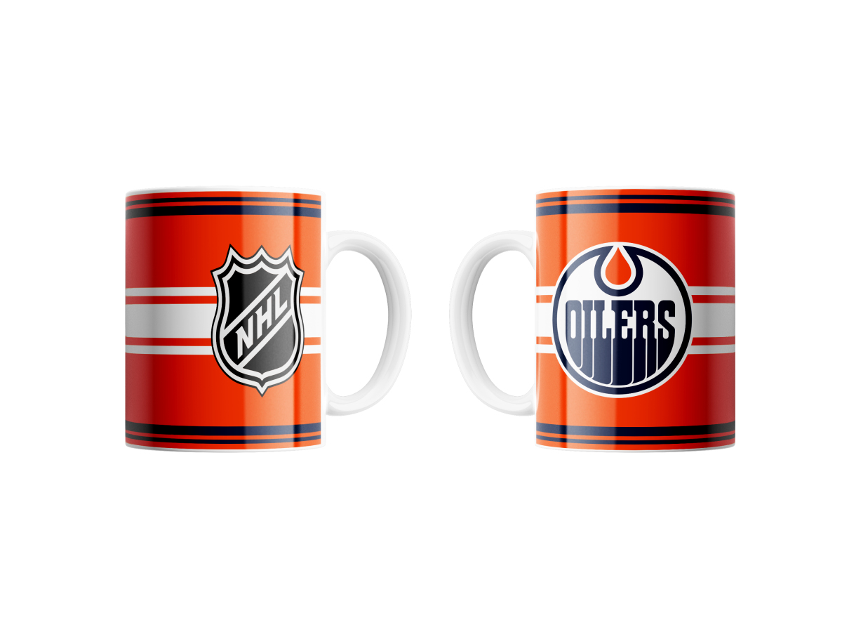 Edmonton Oilers kubek FaceOff Logo NHL (330 ml)