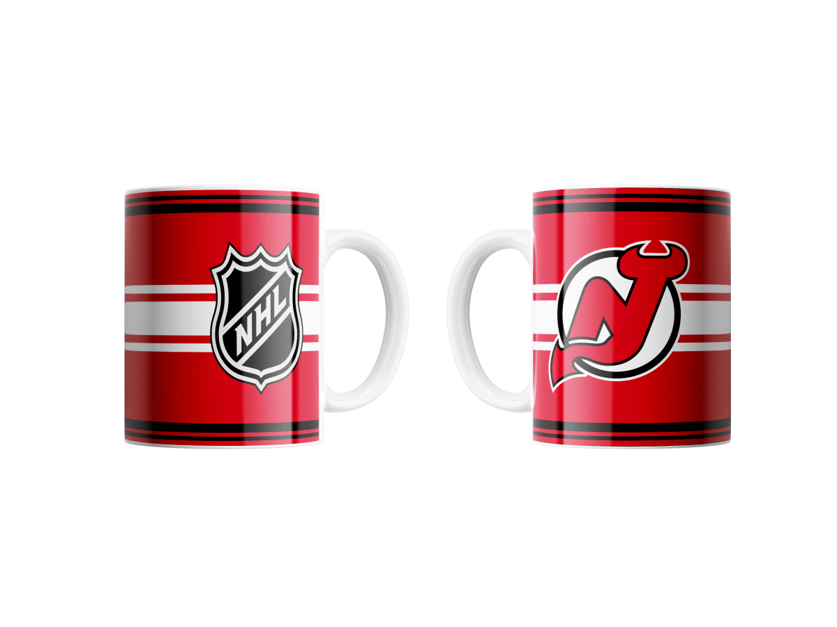 New Jersey Devils kubek FaceOff Logo NHL (330 ml)