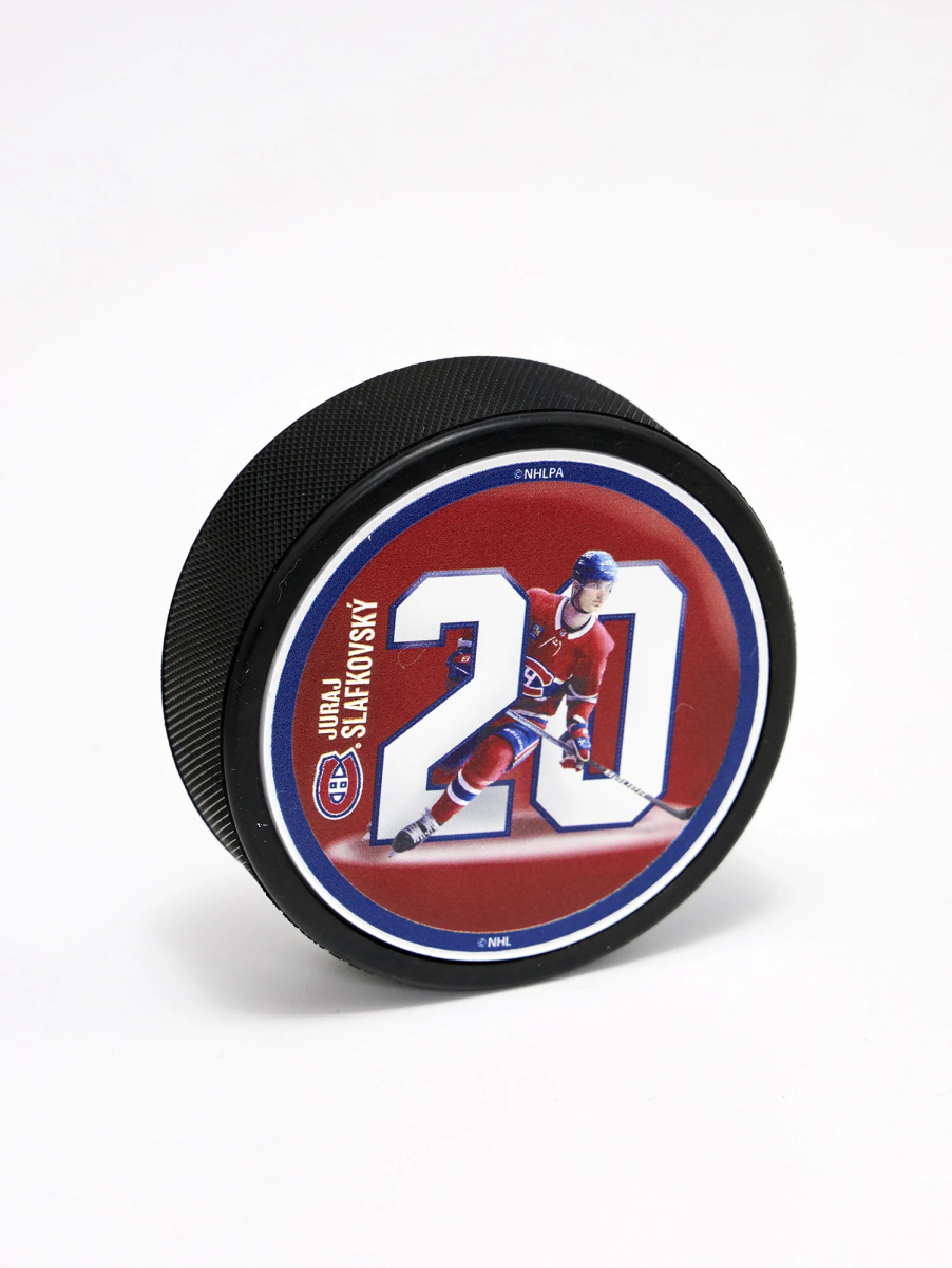 Montreal Canadiens krążek Juraj Slafkovský #20 Rondelle Mustang