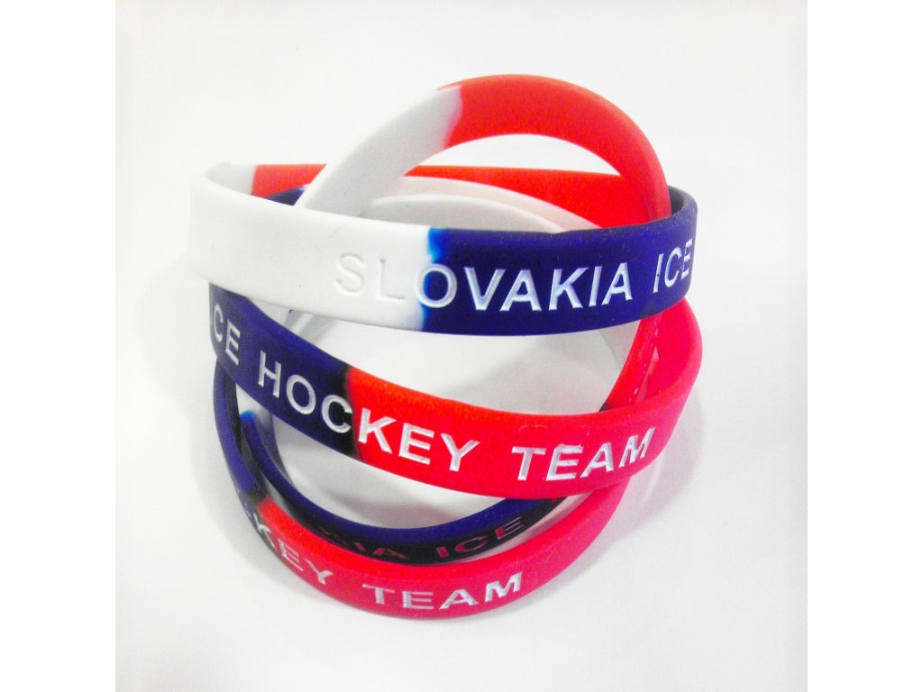 Reprezentacje hokejowe opaska silikonowa Slovakia Ice Hockey Team