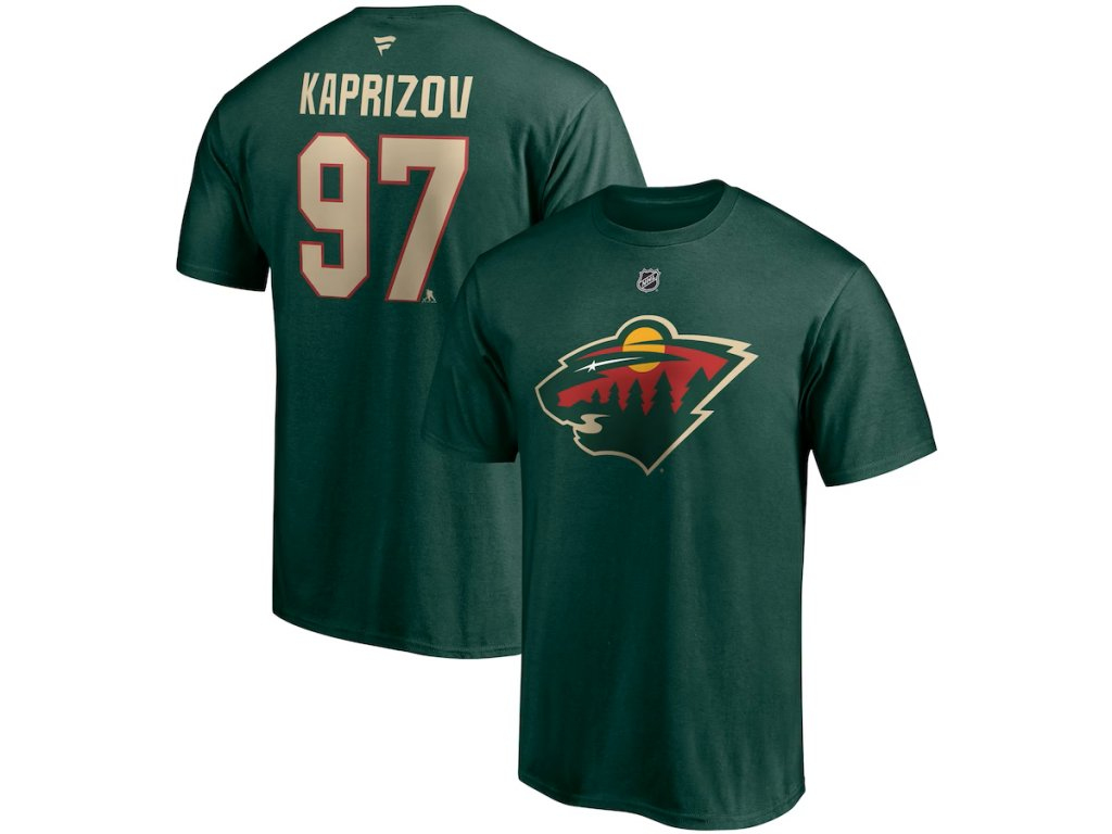 Minnesota Wild koszulka dziecięca Kirill Kaprizov dark green