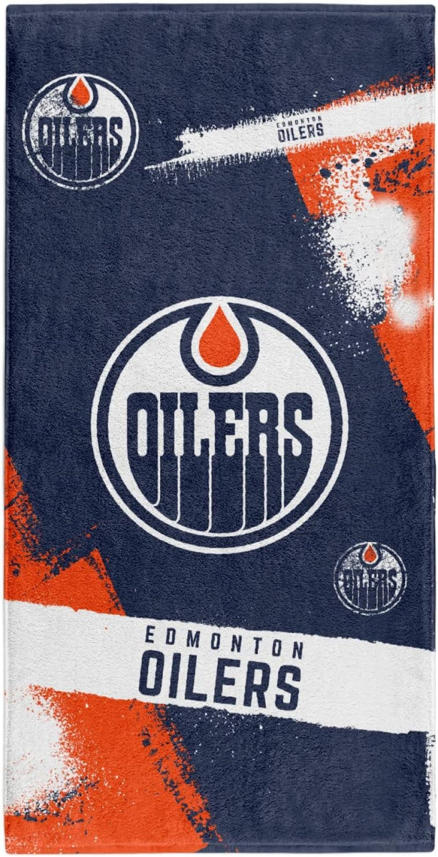 Edmonton Oilers ręcznik plażowy Spray