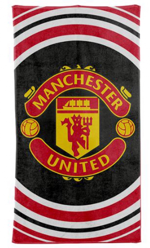 Manchester United ręcznik plażowy logo circles