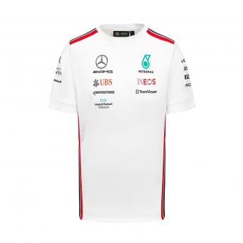 Mercedes AMG Petronas koszulka męska official white F1 Team 2023