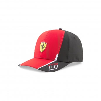 Ferrari czapka baseballówka Leclerc Red F1 Team 2023