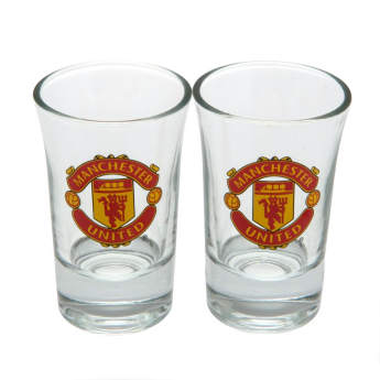 Manchester United kieliszek 2pk Shot Glass Set