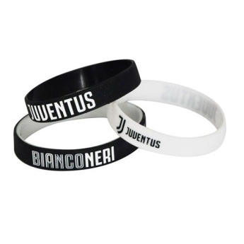 Juventus 3pack opaska gumowa Rubber bracelet