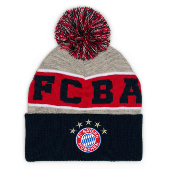 Bayern Monachium czapka zimowa dziecięca Pom multi