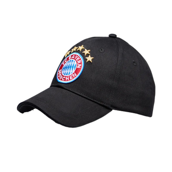Bayern Monachium dziecięca czapka baseballowa logo black