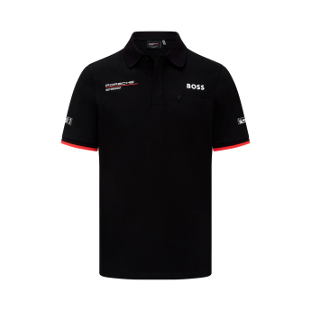 Porsche Motorsport męska koszulka polo Logo black 2023
