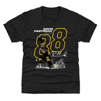 Boston Bruins koszulka dziecięca David Pastrnak #88 OUTLINE 500 Level